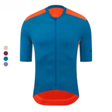 Men's Cycling Short Sleeve Jersey Summer Pro Team Race MTB Bike Shirt Breathable
