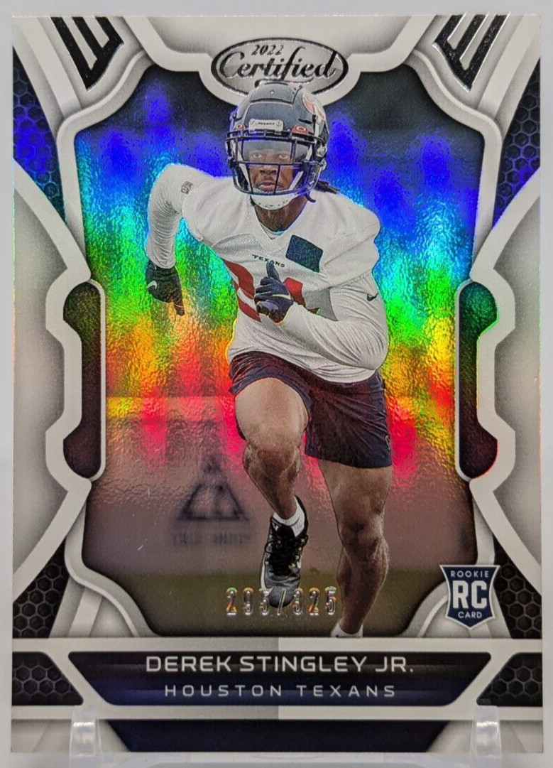 🏈2022 Panini Certified Derek Stingley Jr RC Mirror #143 Rookie /325 - Texans 🏈