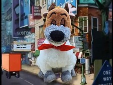 Walt Disney Store Oliver  Company Dodger Dog 14" Inch Plush