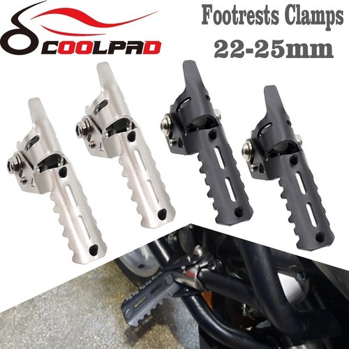 Highway Front Foot Pegs Folding Footrests Clamps For BMW R1200GS R1250GS 132021 eBay