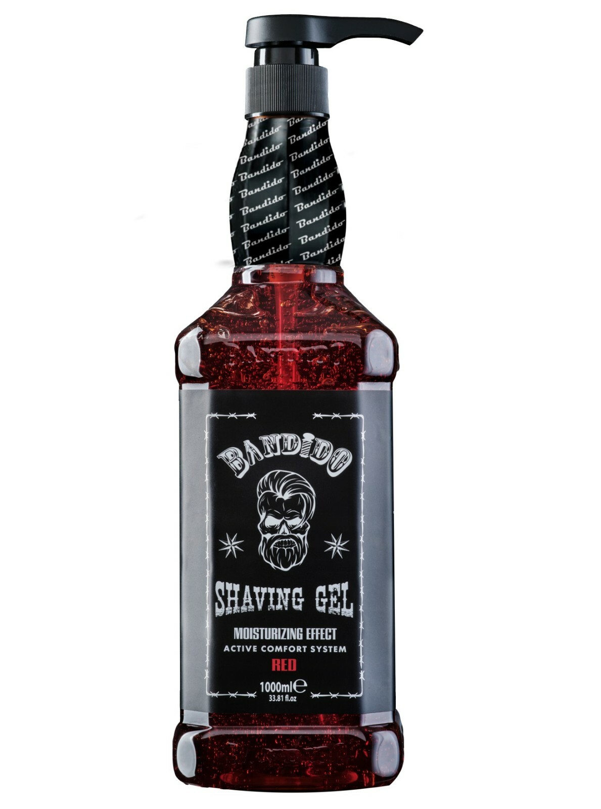 BANDIDO Shaving Gel Men Red 1000ml Maxi Rasiergel Barber