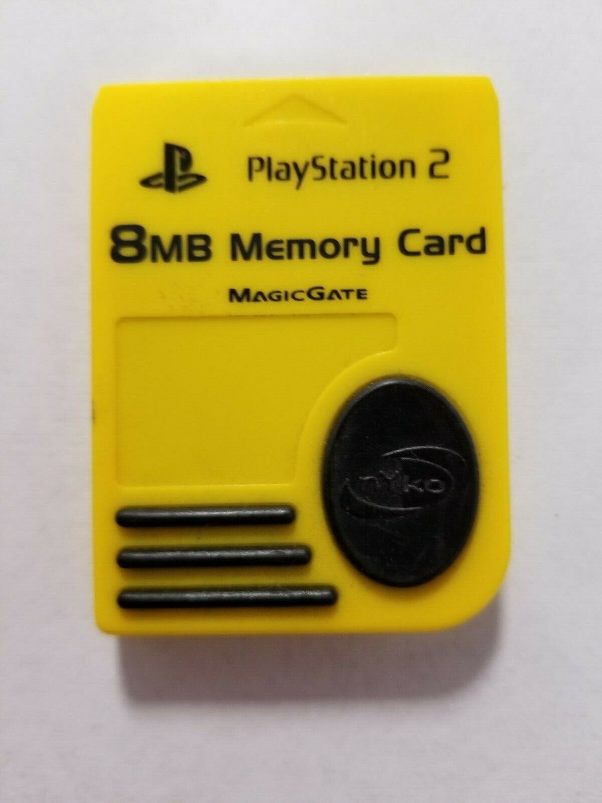 PS2 Memory Card 8MB Real Madrid Orange (New & Sealed) Playstation