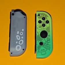 Nintendo Switch Splatoon 3 OLED Left Right Joycons OEM Authentic Nintendo Ex Con