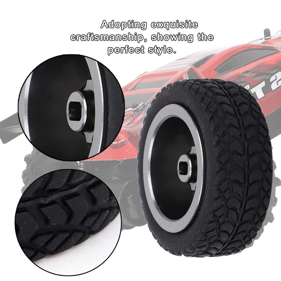 RC Rad Reifen Automodell Zubehör Gummireifen Material Fit für WLtoys 1/28 RC ... - Bild 2 von 4