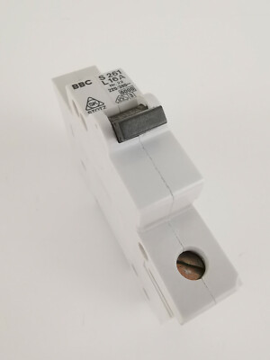 ABB BBC S261 L16A Leitungsschutzschalter 1polig LS-Schalter L 16A S261-L16A