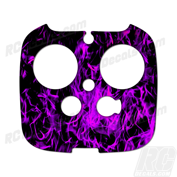 DJI Inspire Drone Wrap RC Quadcopter Decal Custom Skin Controller Purple Flames-image
