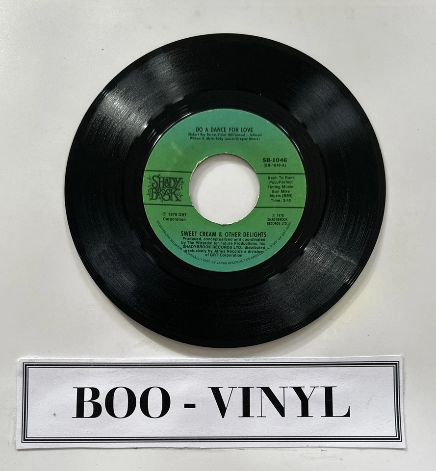 Sweet Cream - Do A Dance For Love 7” Soul Funk Disco Vinyl Record VG+ - Image 2 of 4