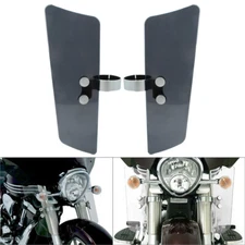 Pair Brown Wind / Fork Air Deflector For Honda VTX1300R For Kawasaki For Suzuki