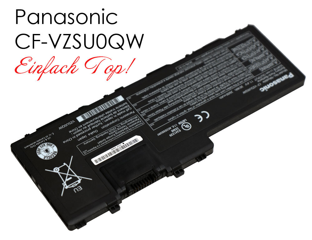 Panasonic Toughbook CF-20 Toughpad FZ-A2 LI-ION Battery CF Panasonic Toughbook CF-20 Toughpad FZ-A2 LI-ION Battery CF
