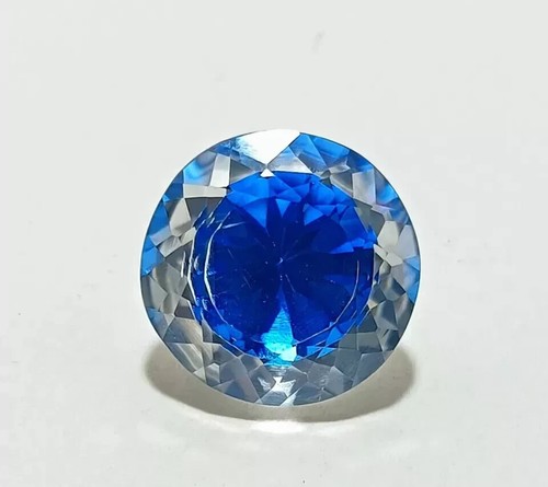PITAMBARI Sapphire Bi-Colour 10-12Ct NATURAL Ceylon Certified ROUND GEMSTONE - Picture 5 of 6