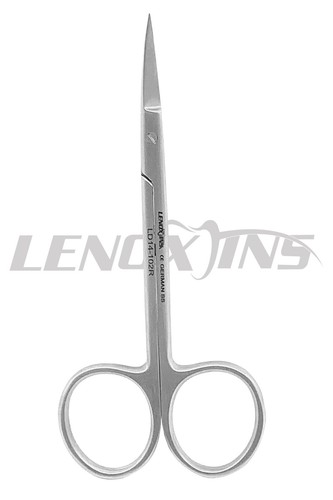 2x Super Quality German Iris Scissors 4.5cm,STR/CVD 2pcs,Surgical, Dental Inst. - Picture 4 of 5