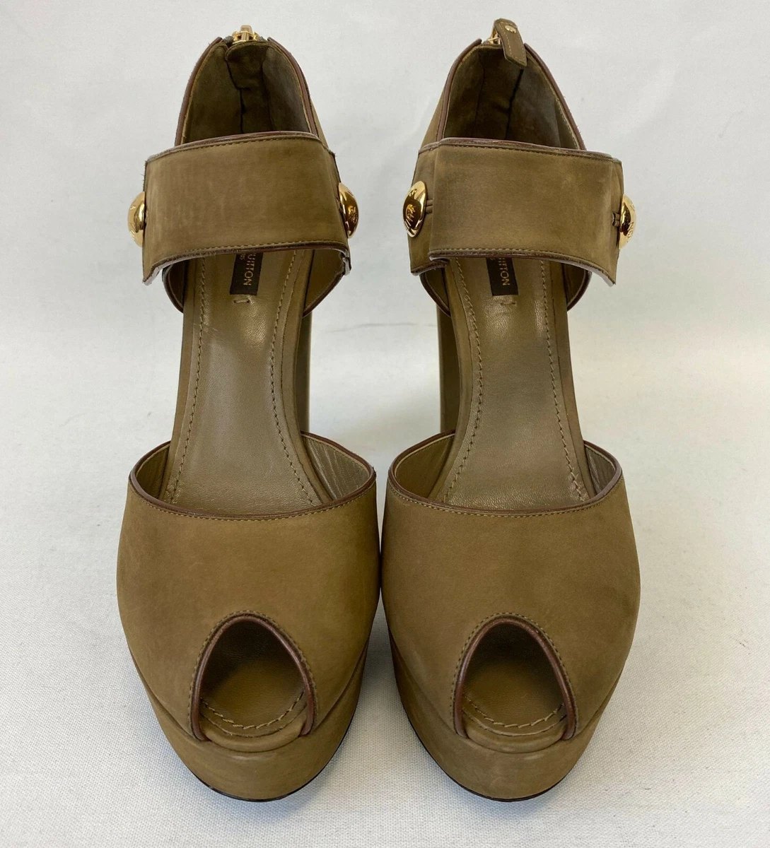 Lv platform shop sandals