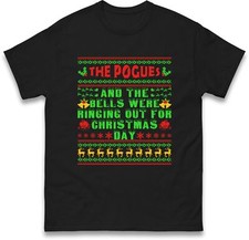 The Pogues Christmas Holiday T Shirt,Bells Were Ringing out For Christmas Tee