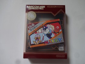 MAPPY Famicom Mini GAMEBOY ADVANCE 2004 GBA Action Game w/Box Manual From Japan