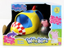 peppa pig weebles rocket