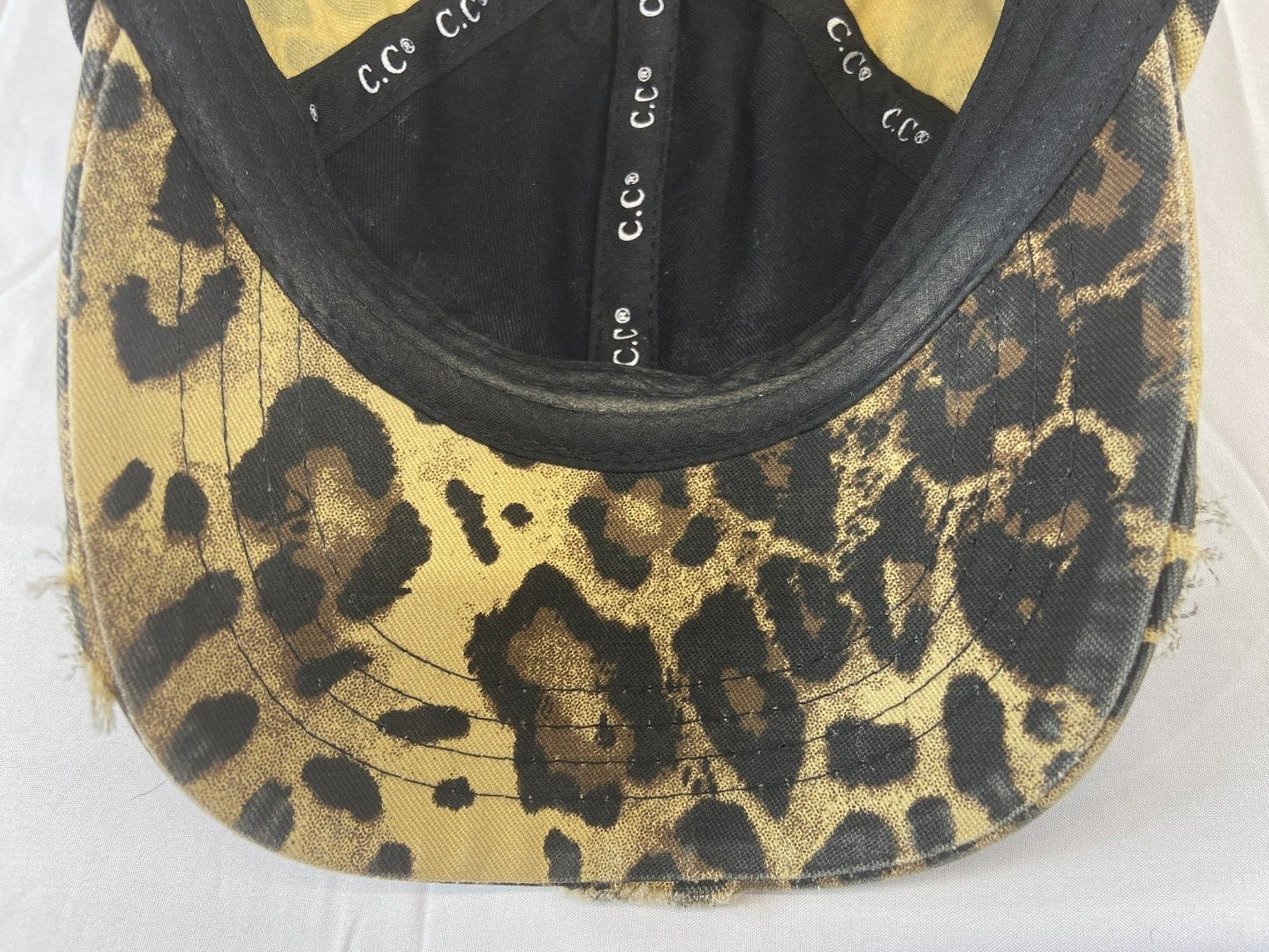 Womens Leopard Print Baseball Cap Strapback Hat P… - image 13