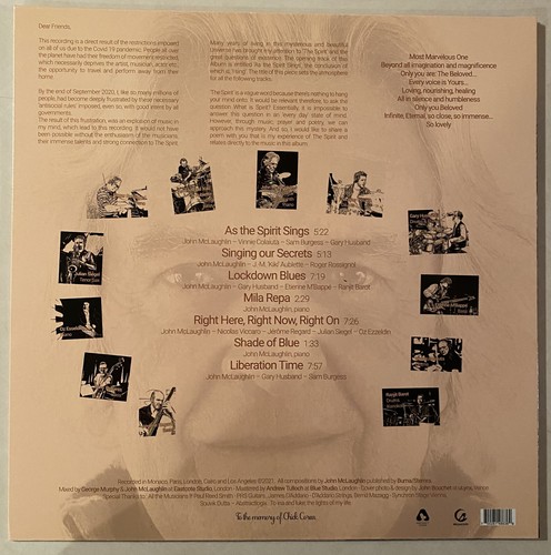 JOHN McLAUGHLIN Liberation Time Gary Husband Vinnie Colaiuta 12" Vinyl LP - Picture 2 of 2