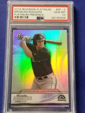 Brendan Rodgers - 2016 Bowman Platinum Platinum Presence  #PP-5  PSA 10  