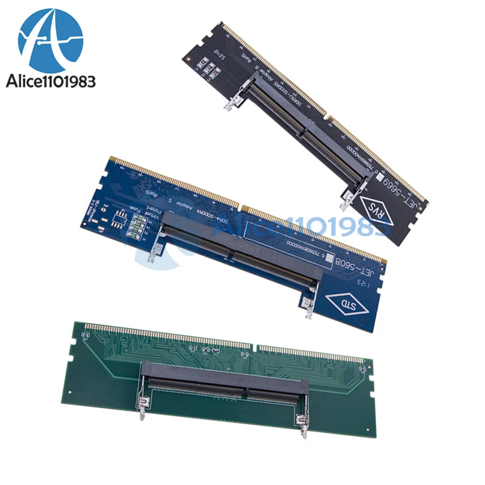 DDR3 DDR4 DDR5 Laptop auf Desktop Speicher Adapter Karte SO-DIMM auf PC DIMM Card