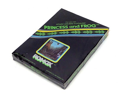 PRINCESS AND FROG Cartridge Modul sealed Romox für Atari 400, 800, XL, und XE