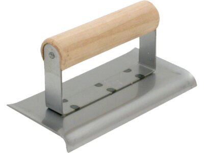 Marshalltown QLT Betonkantenkelle,Holzgriff,R 10 mm,L 13 mm,Stahl,Maße:152x70mm