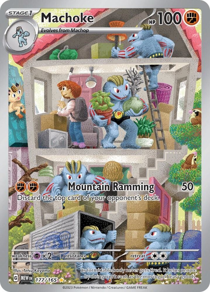 POKEMON CARD MACHOKE Alternative Art 177/165 151 Ita Near Mint Pack Fresh EUR 13,99 - IT - Foto 5