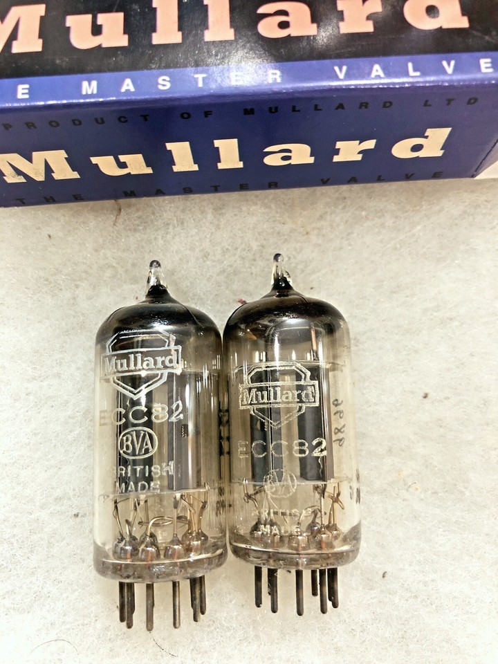 2 X NOS Röhre ECC82 12AU7 Lorenz ITT matched pair originale Box EUR 66