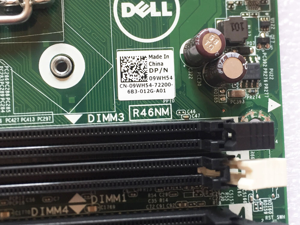 Dell Precision Tower 3620 T3620 Desktop Motherboard LGA1151 9WH54