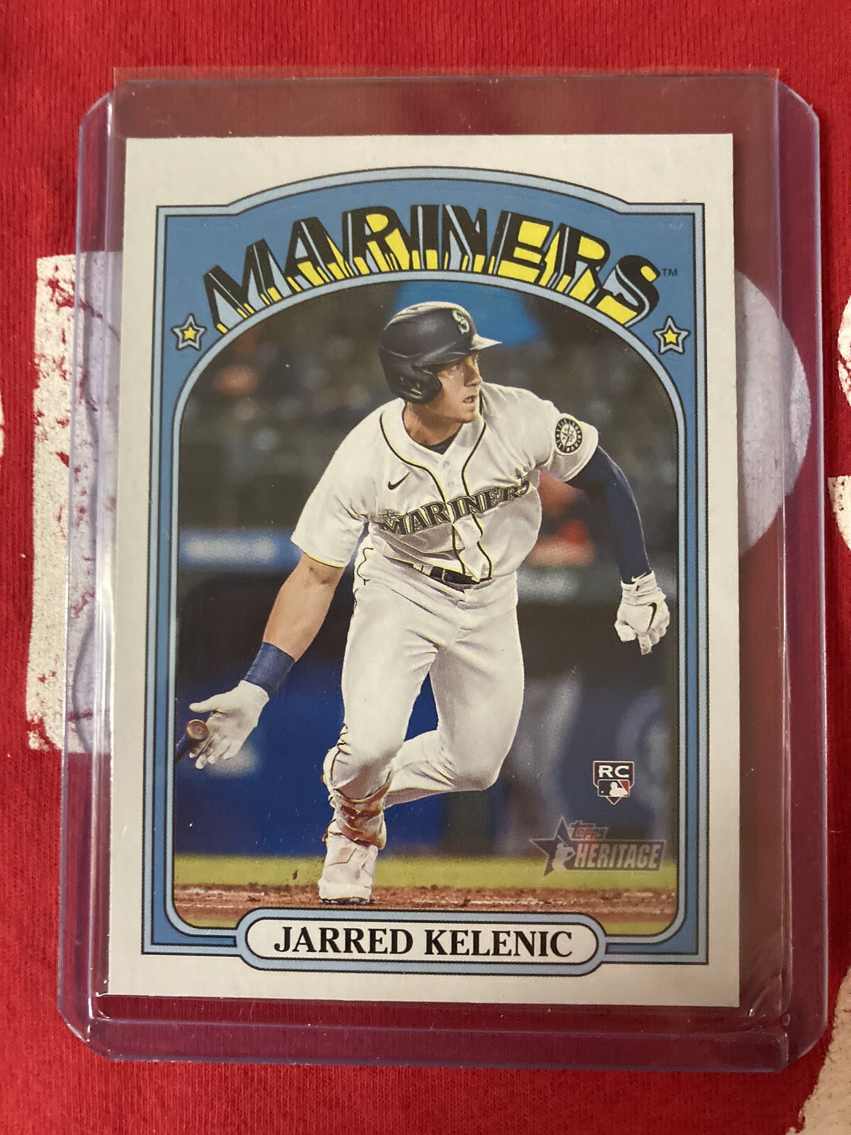 JARRED KELENIC 2021 Topps Heritage High SP ACTION VARIATION RC Mint Mariners