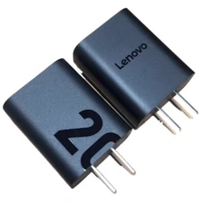 Original Lenovo 20W Mini Wall Charger & USB-C Charging Cable For Samsung Huawei