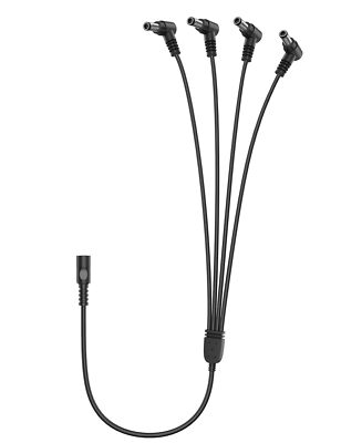 60CM 20AWG DC Power Adapter Y Splitter Cable 5.5mm x 2.1mm 1 Female to 4 Male...