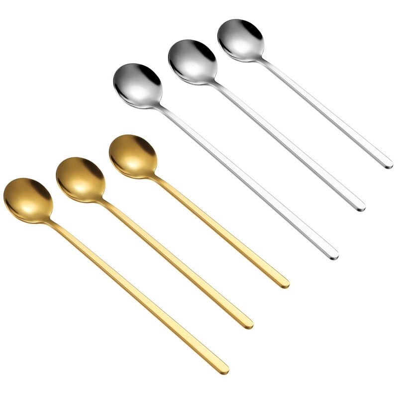 Spoon For Tea Coffee Milk Drink Stainless Steel Tableware Dessert Spoon