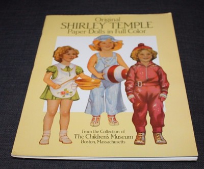 shirley temple paper dolls in full color