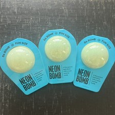 Set of 3 Da Bomb Neon Blue Guava Bath Fizzers