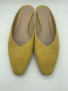 mustard mules shoes