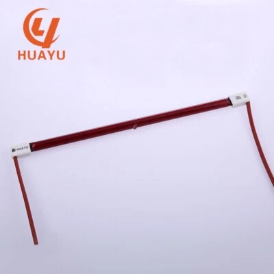 HUAYU ruby infrared heating lamp 230V 1000W SK15 L400MM with leads 300mm