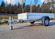 Stema Anh&auml;nger PKW Kastenanh&auml;nger STL1300 mit Bremse 1300kg 80km/h Unterlegkeile