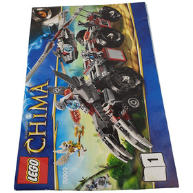 Lego 70009 CHIMA Worrizs Combat Lair INSTRUCTION MANUALS ONLY 2013 Retired 8+ Gd