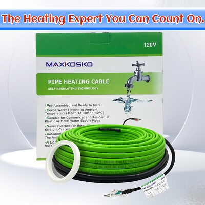 20ft Heated Water Hose and Pipe Heating Cable