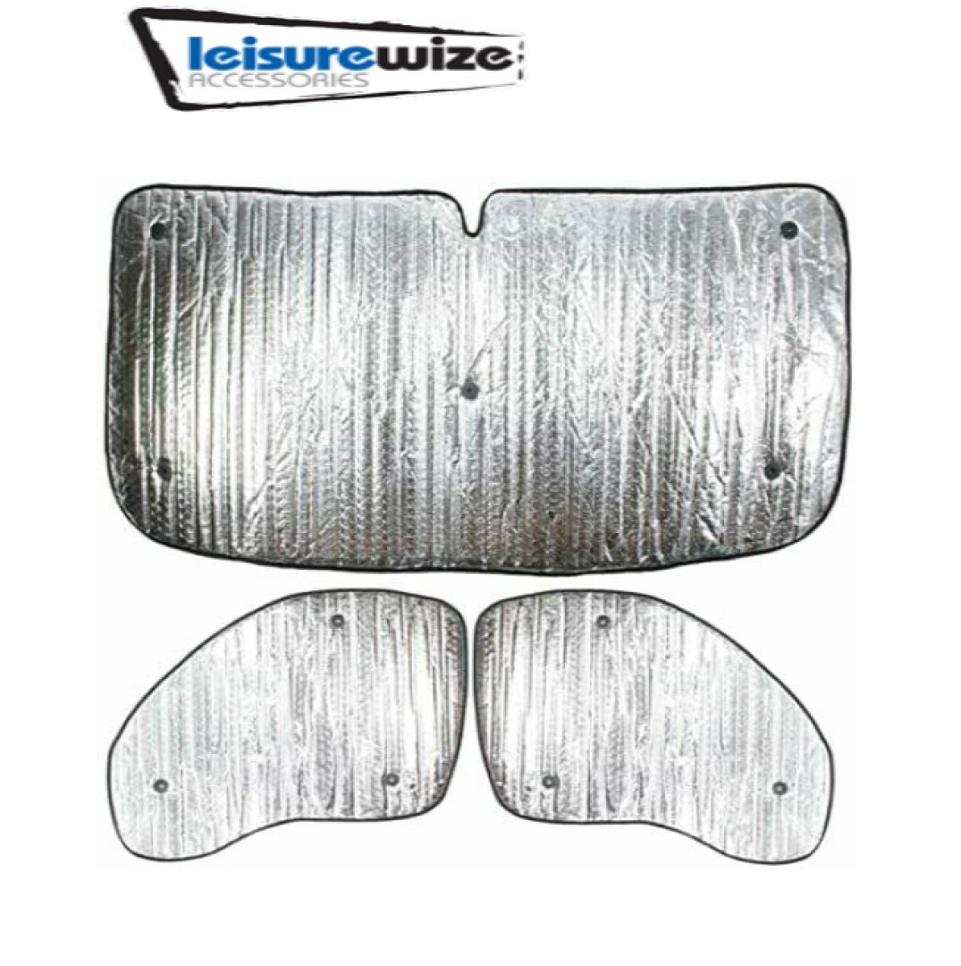 Leisurewize Thermal Blinds For Ford Transit 2000 - 2014 Front Set Sunshade