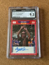 2023 Leaf PRO SET Angel Reese LSU Tigers NCAA Champion Ring Card CGC 9.5 AUTO 10