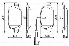 Bosch Brake Pads Bp1953 0986494779