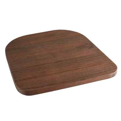 4 PACK Walnut Wood Seats For Cafe Style Metal Restaurant Chairs