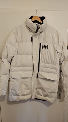 Helly Hansen Herren Tromsoe Jacke XL Weiss NEU Winter Hurtigruten Norwegen 