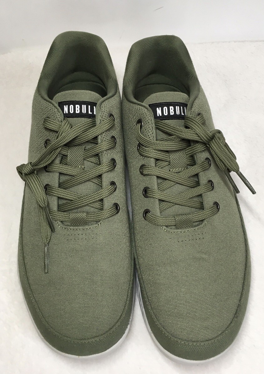 NoBull Army Green Ivory Gray Trainer Men Size 13 Women 14.5  display picture 3