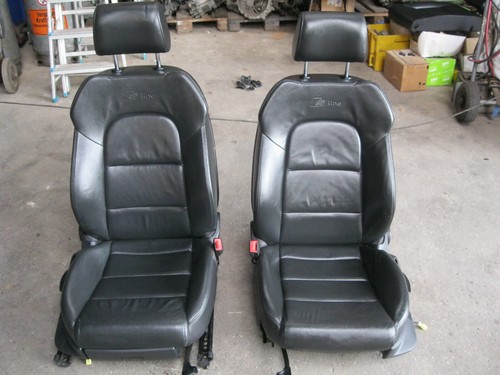 Audi A3 8P S Line  Ledersitze kmpl Lederausstattung schwarz Bj2009 4 Türer