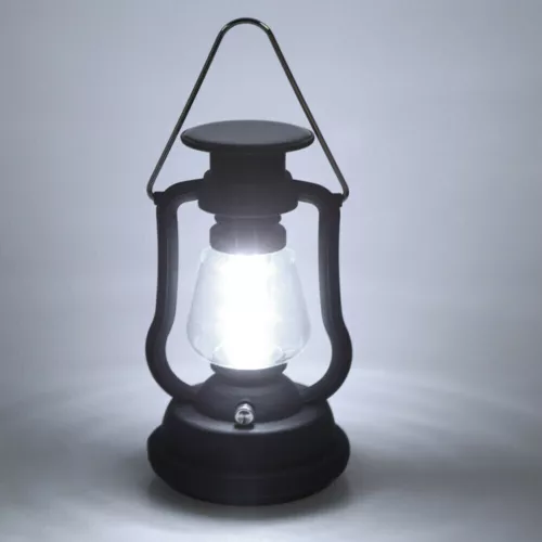 LED Solarleuchte Camping Lampe USB Aufladbar Laterne Akku Zelt Licht Outdoor NEU - Bild 4 von 9