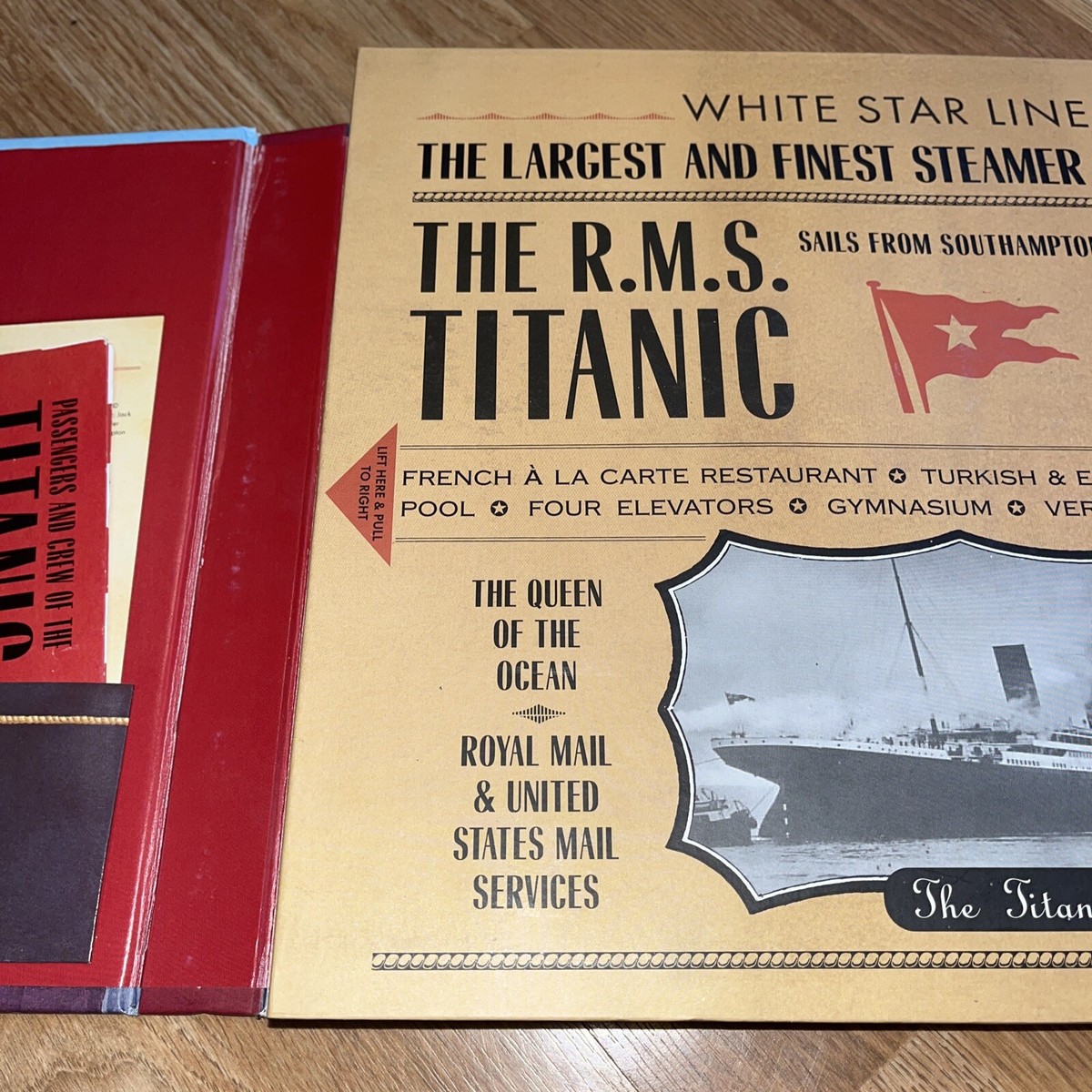 Titanic Pop Up Book Jenkins And Sanders Historical Pamphlets