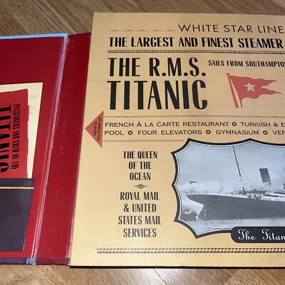 Titanic Pop Up Book Jenkins And Sanders Historical Pamphlets