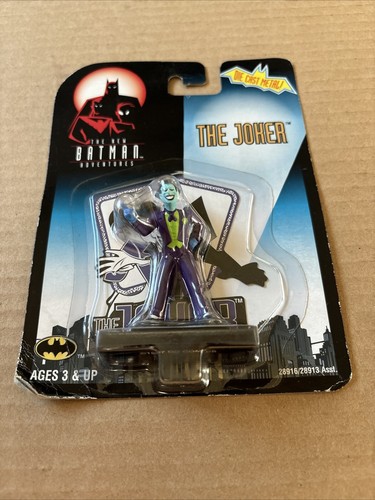 BATMAN The New Batman Adventures -THE JOKER -Die Cast Metal Figure -1997 KENNER - Afbeelding 10 van 18